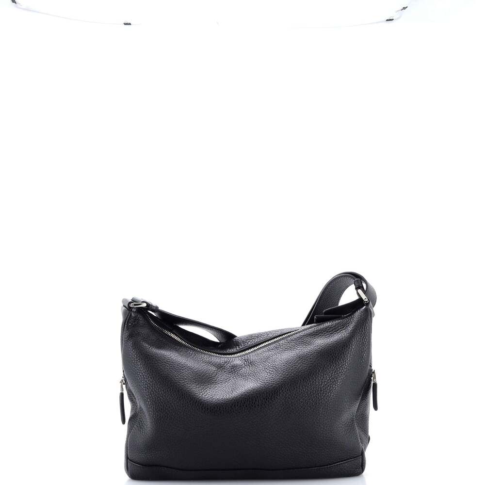 Prada Triangle Logo Embossed Side Zip #254316P15B - Picture 3 of 8